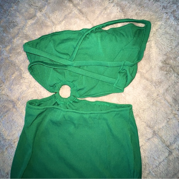 Caracilia Women's Summer Bodycon Maxi Dress One Shoulder Strappy Cocktail NWT - Picture 8 of 9